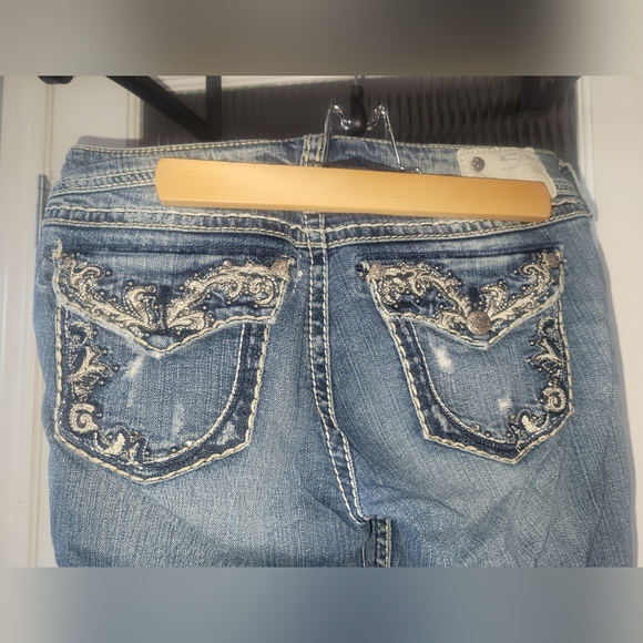 Suki Flap Silver Jeans - Picture 3 of 8